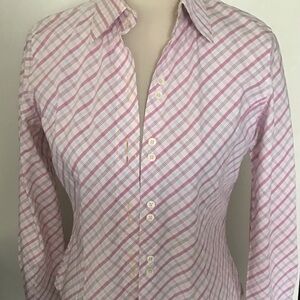 Faconnable 💯 cotton women button down shirt in size XS